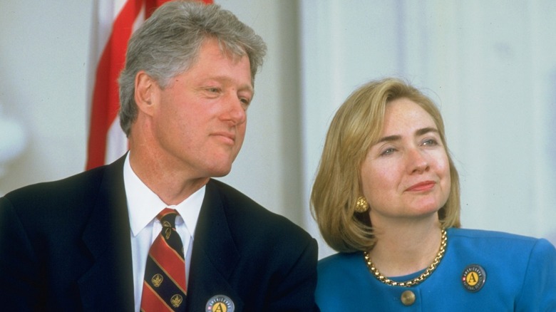 Bill Clinton et Hillary Clinton dans les années 1990