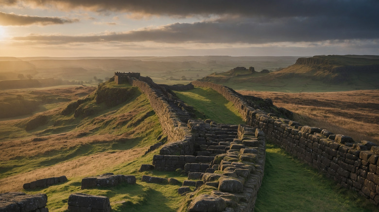 Un fort et une section importante du mur d'Hadrien