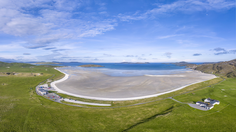Panorama de Track Mhor Beach, île de Barra