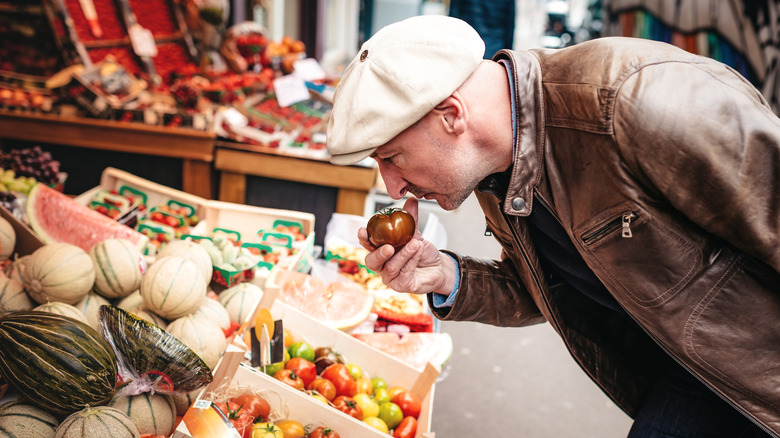 Produits de l'achat sur un marché français