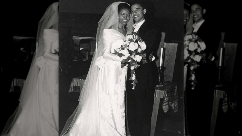 Michelle et Barack Obama Mariage Jour du mariage