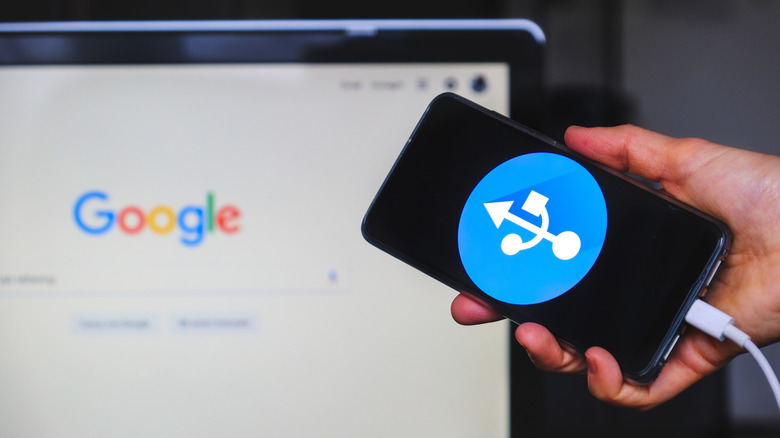 Connexion du téléphone à l'ordinateur avec Google Home Page