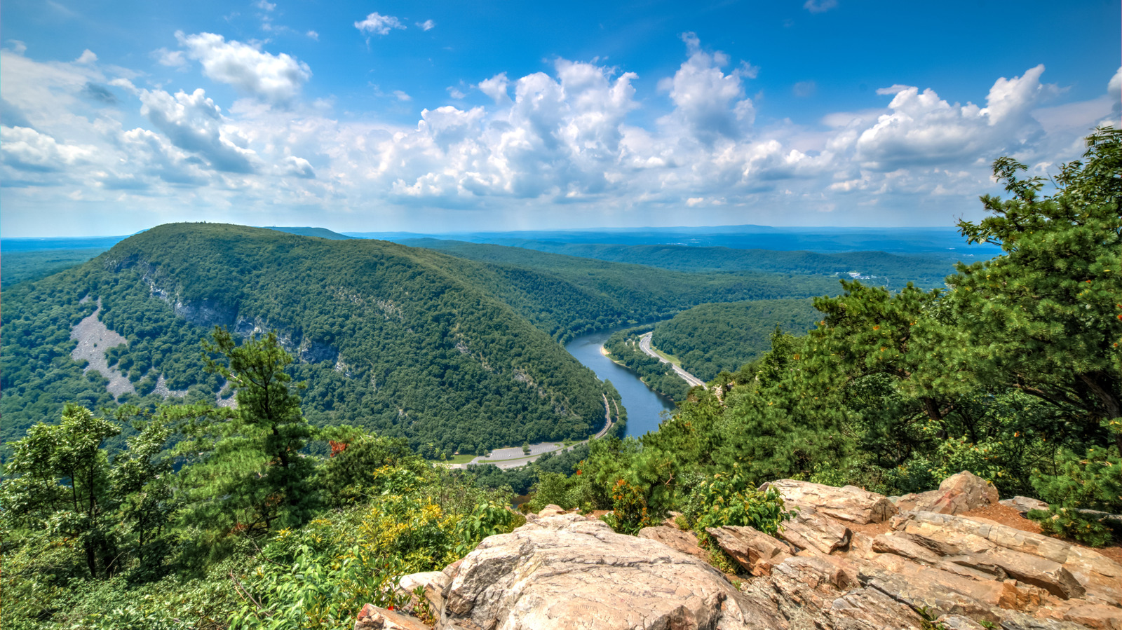 Une zone de loisirs nationale dans le New Jersey et la Pennsylvanie offrent des vues à couper le souffle de la rivière