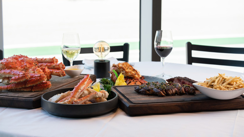 Steakhouse Dining à bord du navire de croisière