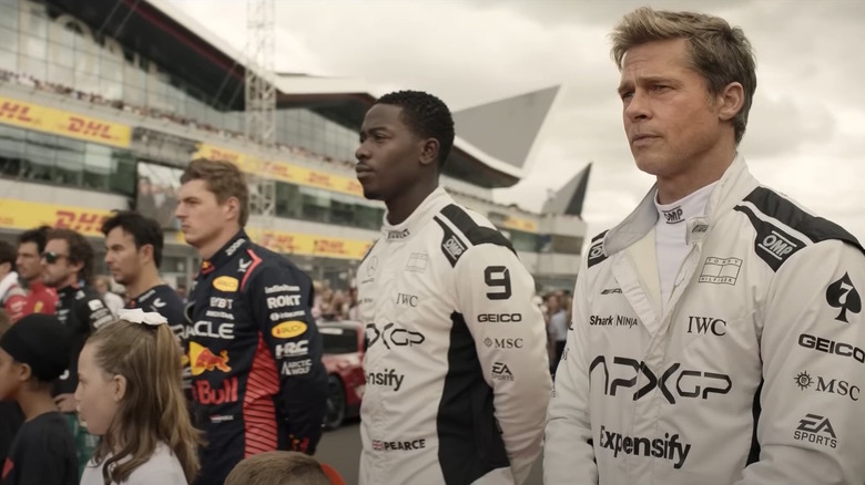 Joshua et Sonny en attendant une course pour commencer en F1