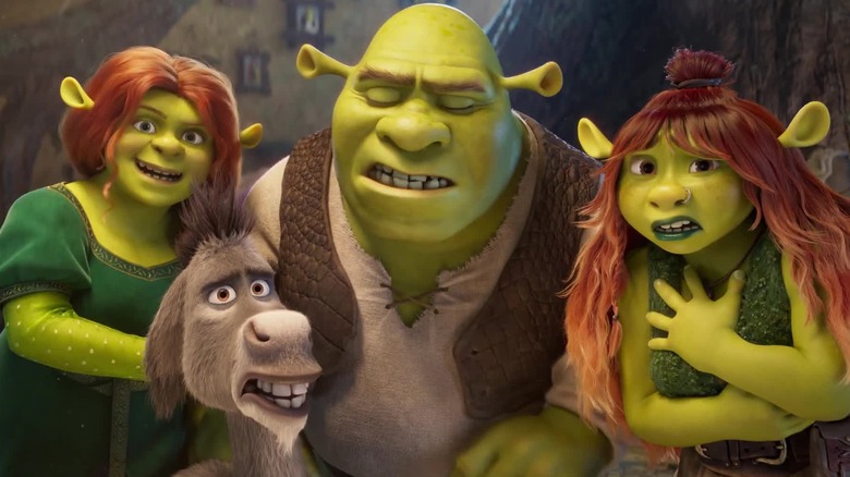 Shrek et sa famille se sont réunis devant le miroir dans la vidéo d'annonce de Shrek 5