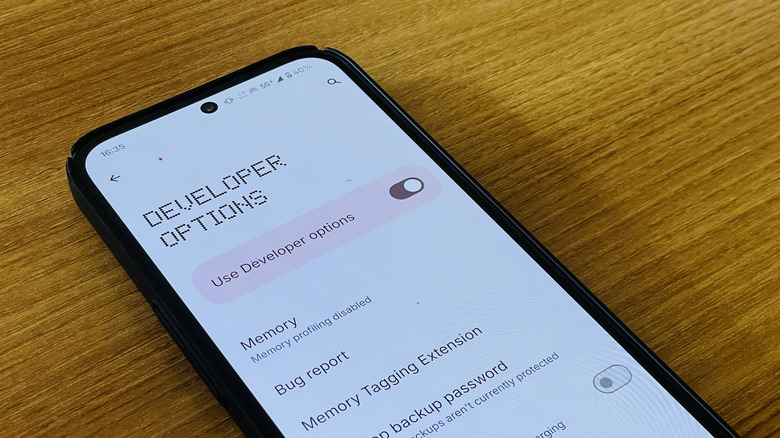 Les options de développeur sur le téléphone Android