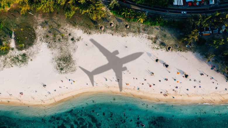 Atterrissage d'avion à Maurice