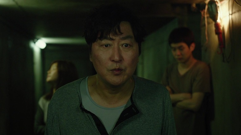 Song Kang-ho comme Kim Ki-Taek Underground en parasite