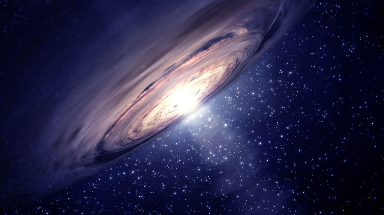 Trou noir massif dans l'espace libre