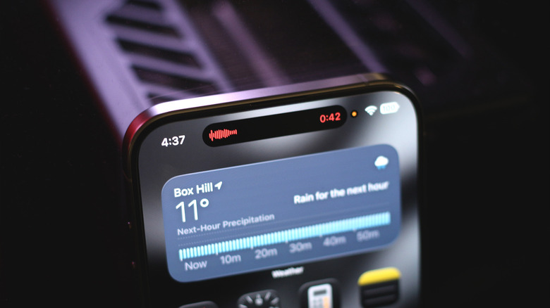 Enregistrement d'une mémo vocale sur un iPhone