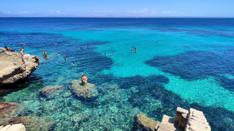 Cala del Bue Marino à Favignana