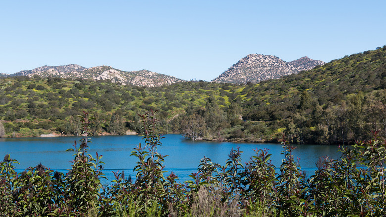 Lake Jennings, situé à Lakeside, en Californie,