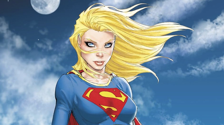 Couverture de bande dessinée Supergirl par Michael Turner