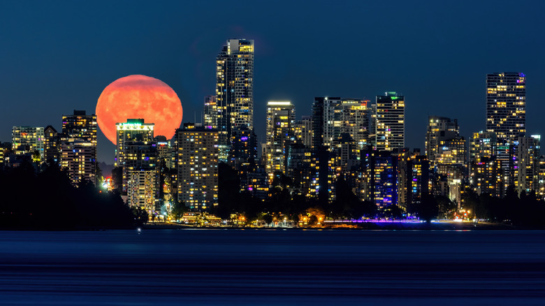 Buck Moon sur Vancouver, BC