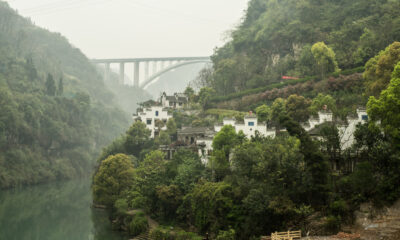 Un point de repère unique de la rivière Yangtze en Chine est un aimant touristique qui vaut le battage médiatique social