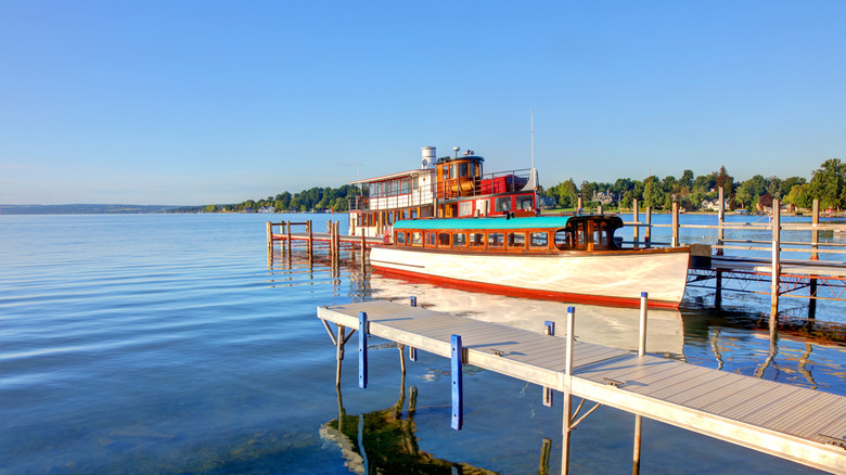Bateaux de croisière sur le lac Skaneateles.