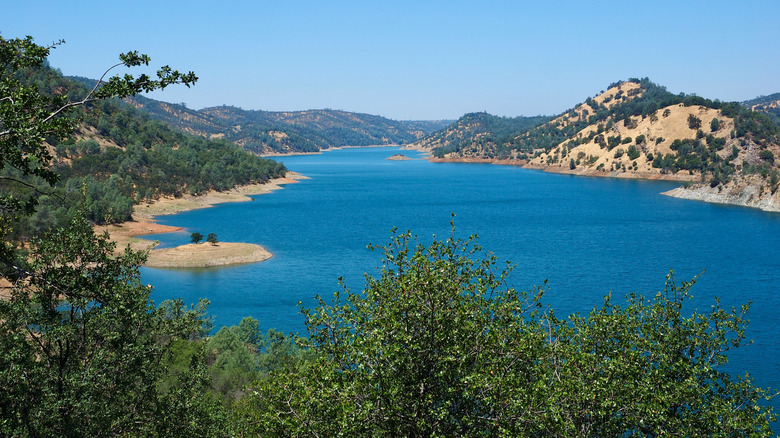 New Melones Lake, près d'Angels Camp, Californie