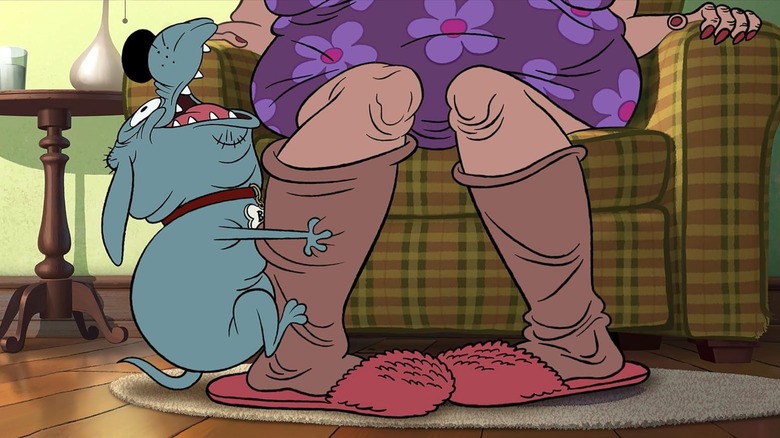 Bull sort avec enthousiasme l'ostéoporose de la jambe de Nana en fix