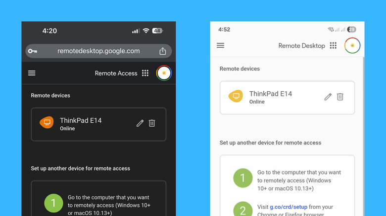 Accéder à son propre ordinateur depuis Chrome Remote Desktop sur iPhone et Android