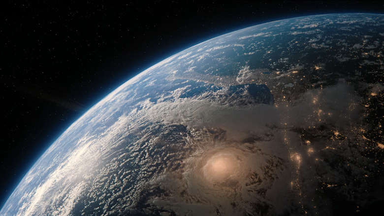 Un impact astéroïde sur Terre est vu de l'espace dans Don't Up Up