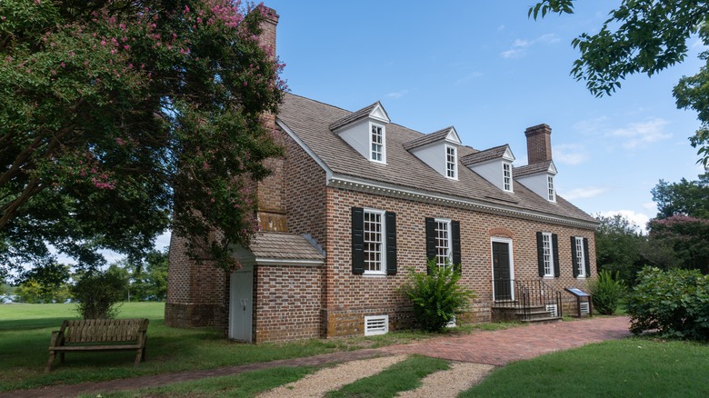 La maison coloniale de George Washington Birthplace National Monument