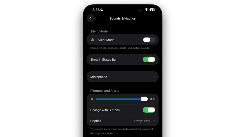 Augmentation du volume des iPhones dans le son et les haptiques