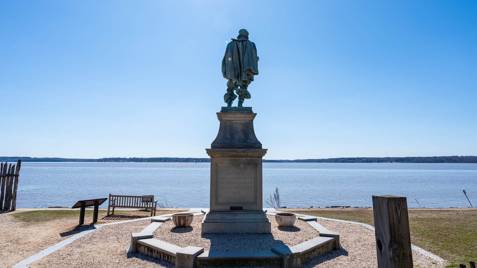 Le sentier historique national de Virginie possède des kilomètres de paysages le long de la côte de la baie de Chesapeake