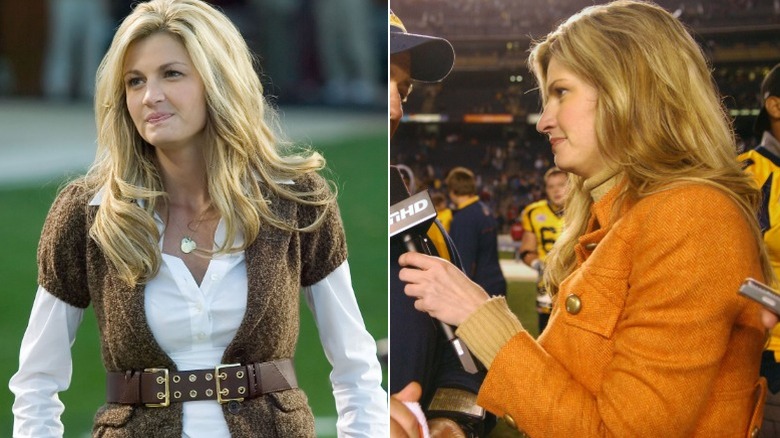 Erin Andrews en marge au début de sa carrière
