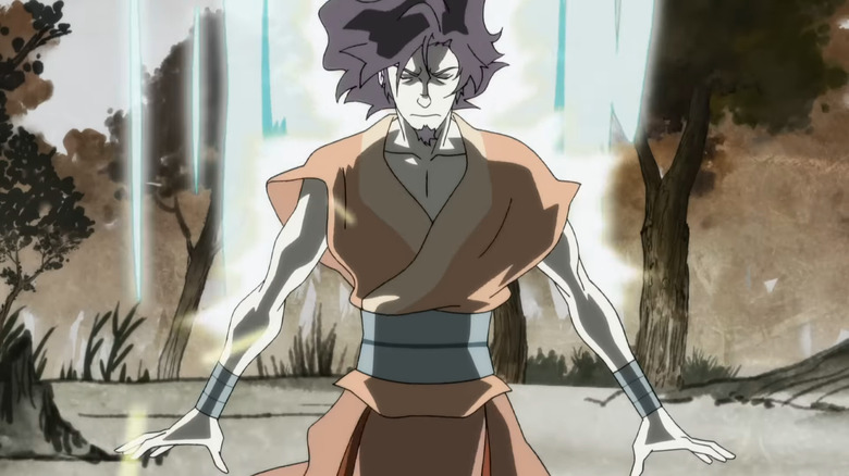 Avatar Wan utilise ses pouvoirs dans la légende de Korra