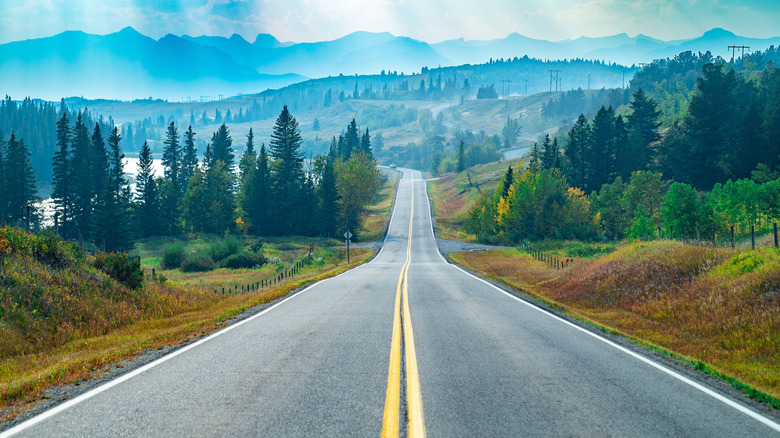 Route à travers l'Amérique scénique