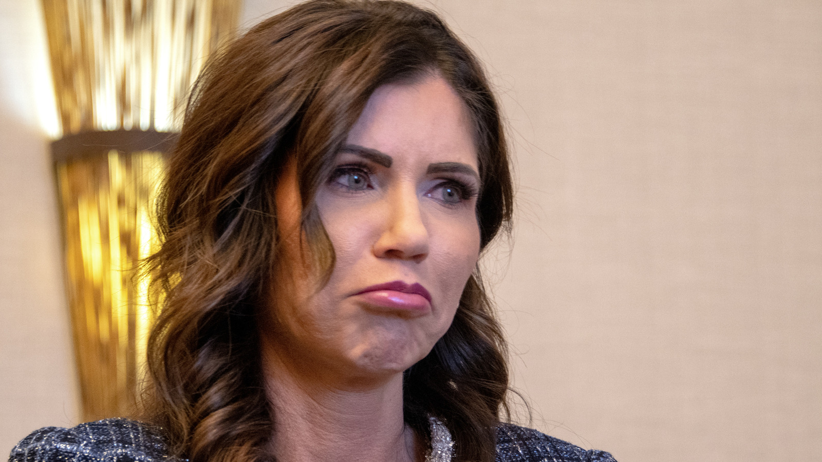 Kristi Noem tenait que les gens parlaient pour toutes les mauvaises raisons