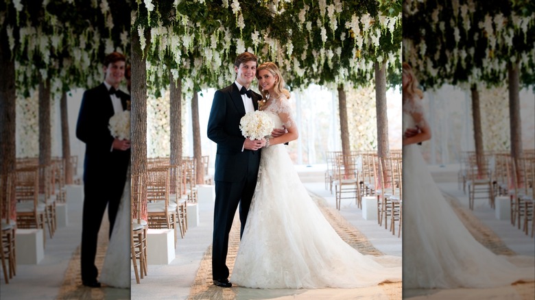 Ivanka Trump et Jared Kushner le jour de leur mariage