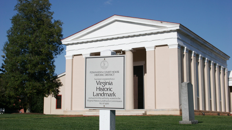Palais de justice du comté de Powhatan historique