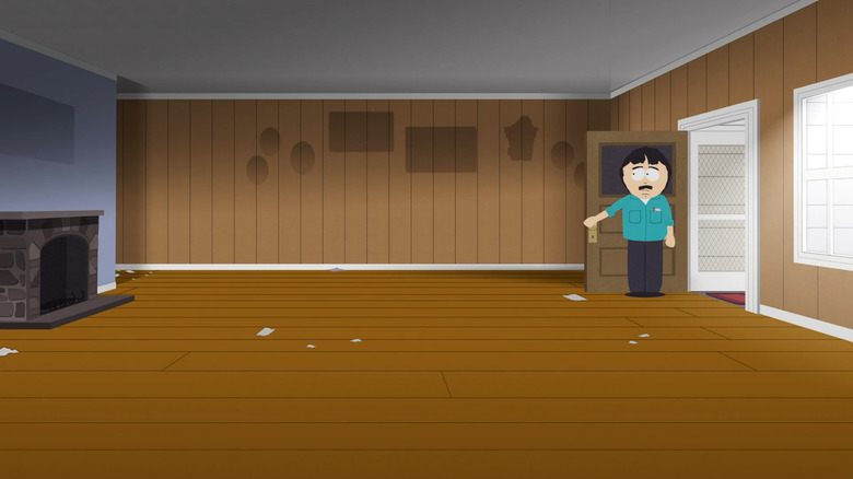 Randy regarde sa ferme vide à South Park