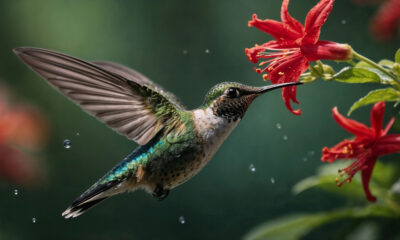 La vérité derrière pourquoi les colibris semblent être attirés par la couleur rouge