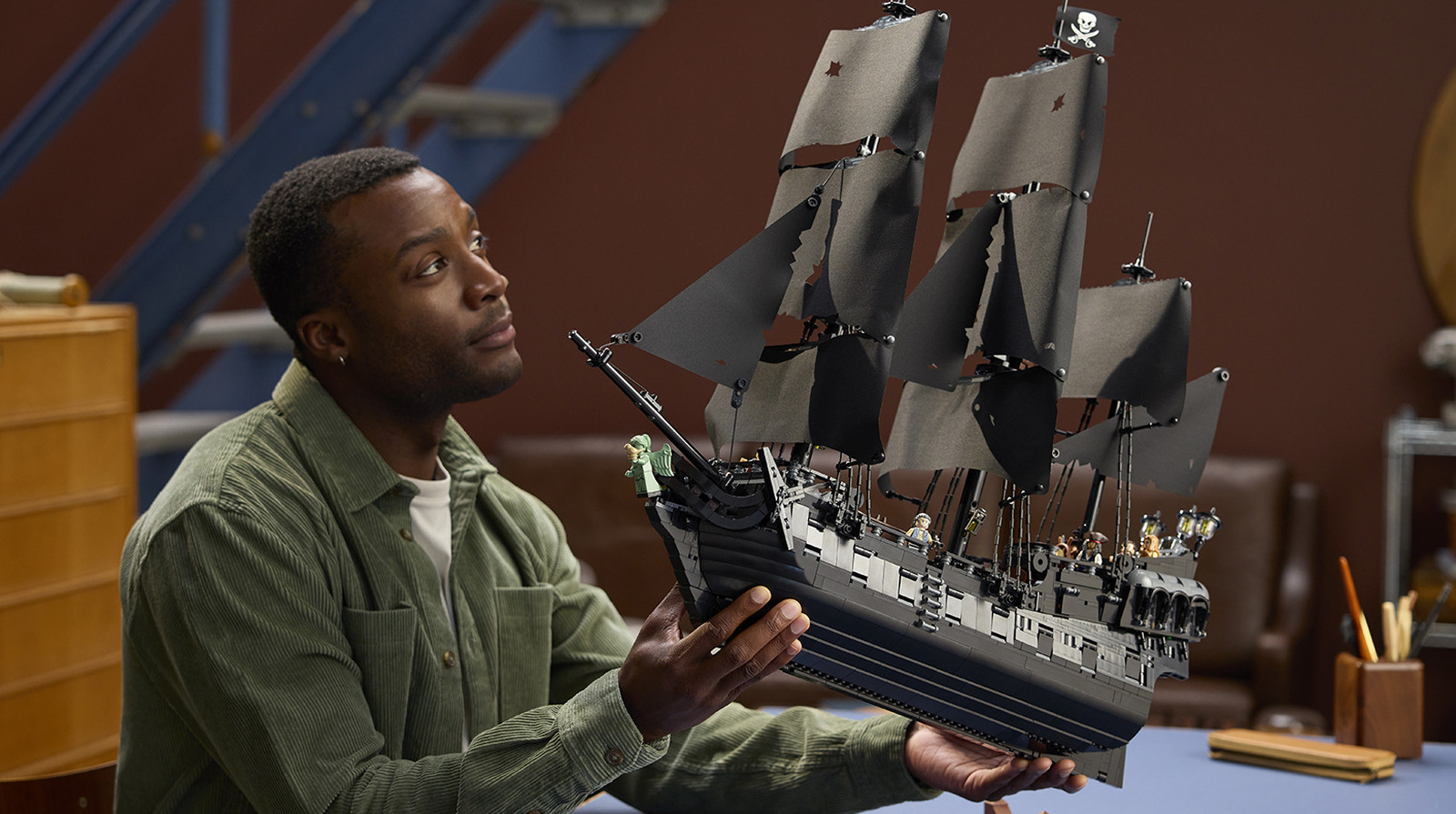 Les pirates de l'ensemble de lego de perle noir des Caraïbes ne prouvent pas tous