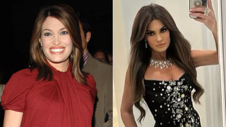 Kimberly Guilfoyle en 2006 et 2024, photos côte à côte
