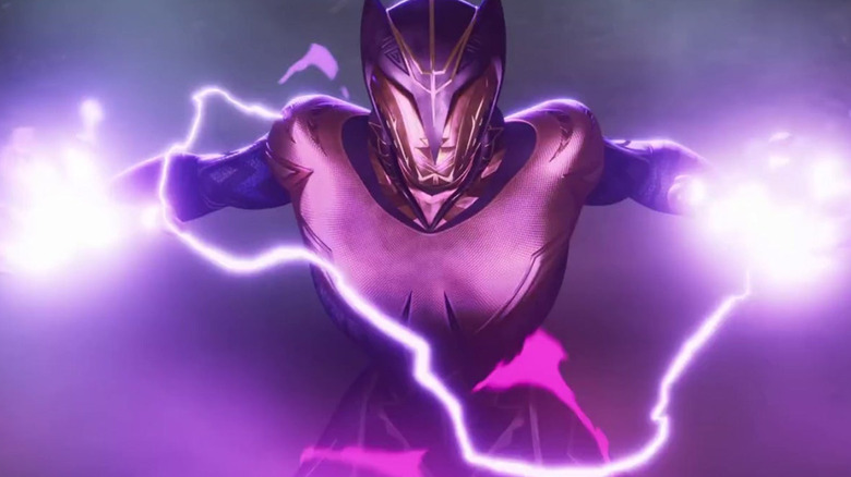 La dernière Black Panther (Anika noni Rose) redirige l'énergie à un extraterrestre aux yeux de Wakanda