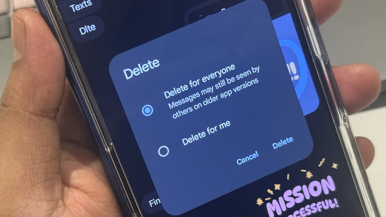 Fonction UNSEND dans Google Message.