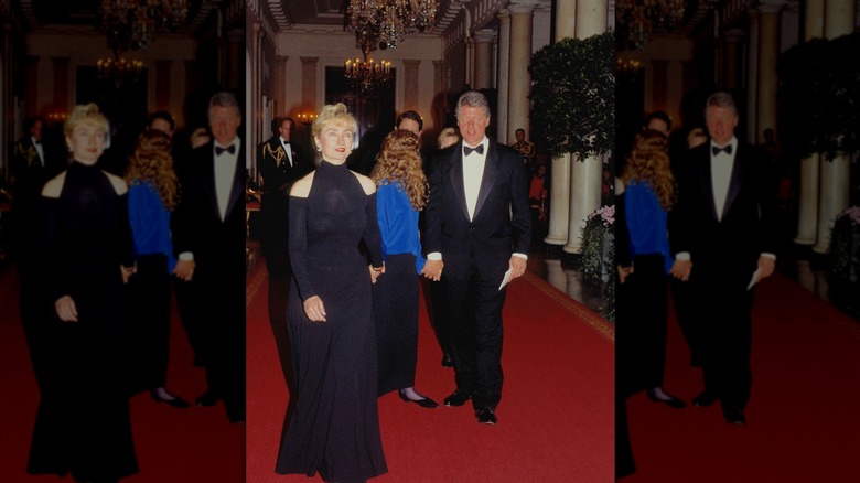 Hillary et Bill Clinton en février 2003