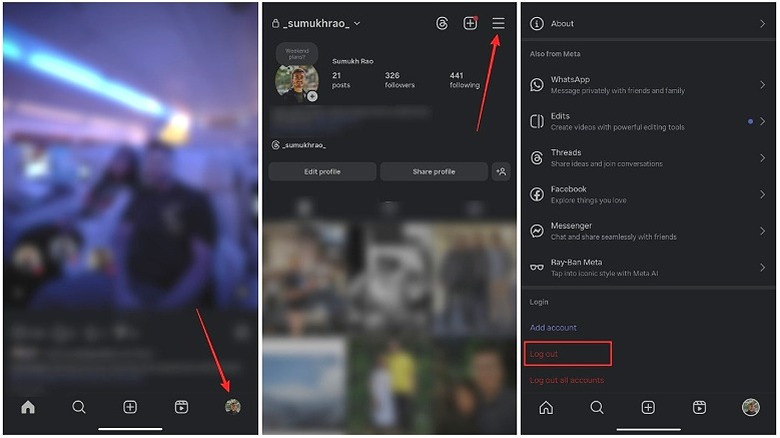 Connectez-vous et reconnectez-vous à Instagram