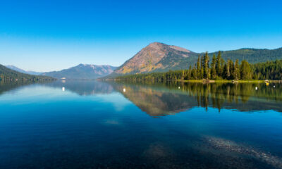 Le magnifique parc d'État de Lake de Washington possède un feuillage d'automne vierge, des randonnées et des vues sur la montagne