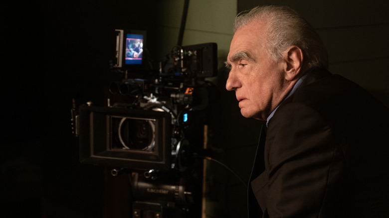 Martin Scorsese avec une caméra