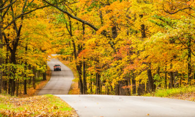 Ce parc d'État de l'Indiana River offre un camping pittoresque et un feuillage d'automne vibrant et coloré
