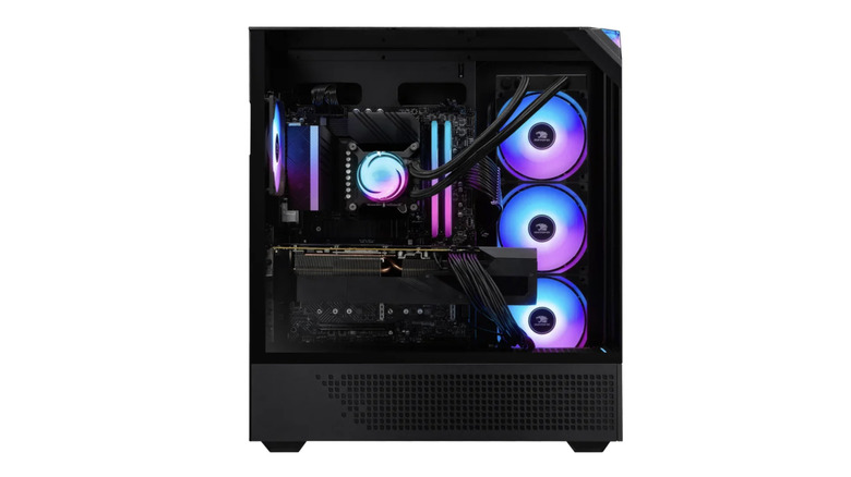 PC de jeu iBUYPOWER Element avec couvercle retiré