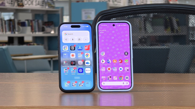 iPhone 17 Pro et Pixel 10 Pro sur une table