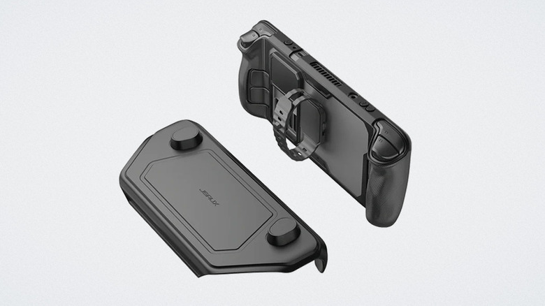 Boîtier mod Steam Deck sur fond blanc