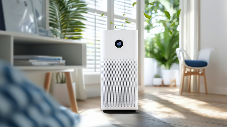 filtre à air dans une pièce bien éclairée