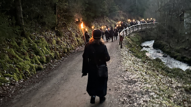 La randonnée aux flambeaux